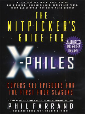 cover image of The Nitpicker's Guide for X-Philes